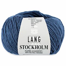 Lang Yarns Stockholm 34 jeansblauw - Wol/Acryl Garen