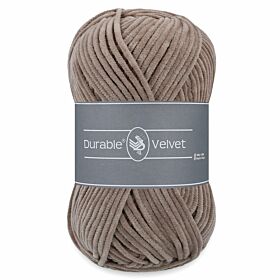 Durable Velvet 343 warm taupe - Chenille Garen