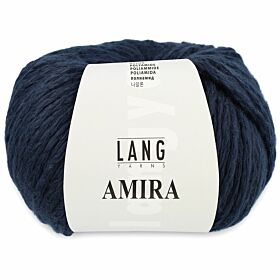 Lang Yarns Amira 35 marineblauw - Katoen Garen