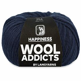 WoolAddicts Happiness 35 marineblauw / bosbes - Katoen Garen