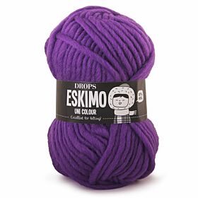 DROPS Snow / Eskimo Uni Colour - 04 paars - Wol & Garen