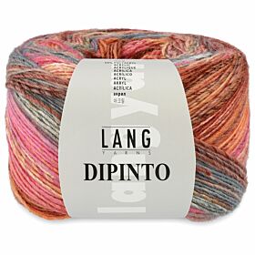 Lang Yarns Dipinto 48 roze/beige - Wol/Acryl Garen