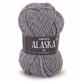 Drops Alaska 04 grijs (Mix) - Wol Garen