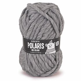 DROPS Polaris Uni Colour - 04 grijs - Wol & Garen