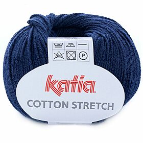 Katia Cotton Stretch 05 donkerblauw / marine - Katoen Stretchgaren