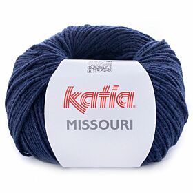 Katia Missouri - 05 donkerblauw - Katoen/Acryl Garen