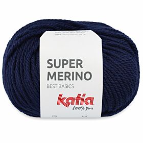 Katia Super Merino - 05 donkerblauw - Wol/Acryl Garen
