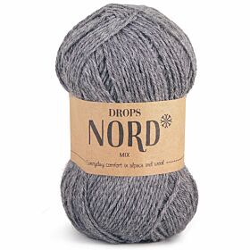 DROPS Nord Mix - 05 grijs - Wol Garen