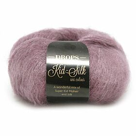 DROPS Kid-Silk Uni Colour - 05 heidepaars - Mohair Garen