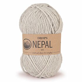 DROPS Nepal Mix - Wol & Breigaren - GD0047-0500 lichtgrijs