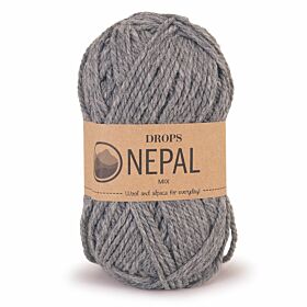 DROPS Nepal Mix - Wol & Breigaren - GD0047-0517 mediumgrijs