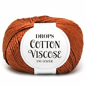 DROPS Cotton Viscose Uni Colour - 06 roest - Katoen/Viscose Garen
