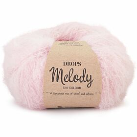 DROPS Melody Uni Colour - 06 poederroze - Alpaca Wol Garen
