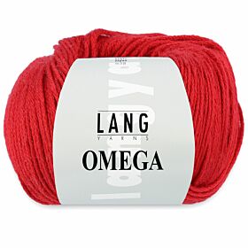 Lang Yarns Omega 60 rood - Acryl Garen