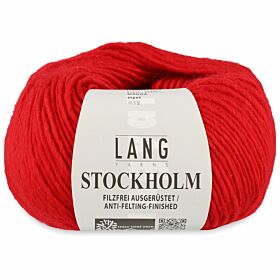 Lang Yarns Stockholm 60 rood - Wol/Acryl Garen