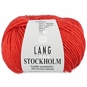 Lang Yarns Stockholm 61 lichtrood - Wol/Acryl Garen