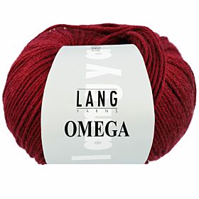 Lang Yarns Omega 62 wijnrood / donkerrood - Acryl Garen