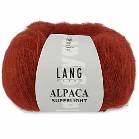 Lang Yarns Alpaca Superlight 63 roest - Wol Garen