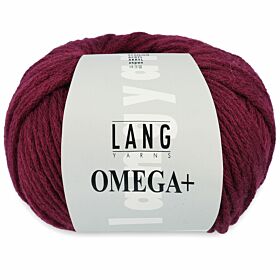 Lang Yarns Omega Plus 64 bordeauxrood - Acryl Garen