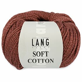 Lang Yarns Soft Cotton 64 wijnrood - Katoen Garen