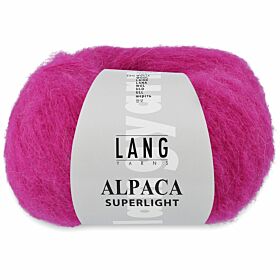 Lang Yarns Alpaca Superlight 65 fuchsia - Wol Garen