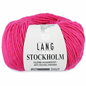 Lang Yarns Stockholm 65 felroze / pink - Wol/Acryl Garen