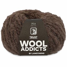WoolAddicts Trust 67 donkerbruin - Wol Garen