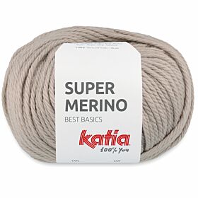 Katia Super Merino - 07 steengrijs - Wol/Acryl Garen