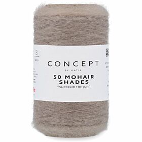 Katia Concept 50 Mohair Shades - 07 taupe / lichtbeige - Mohair Garen