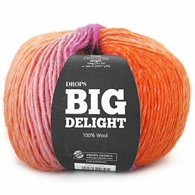 DROPS Big Delight Print - 07 zonsopgang - Wol Garen