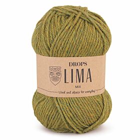 DROPS Lima Mix - 0705 olijfgroen - Wol & Garen