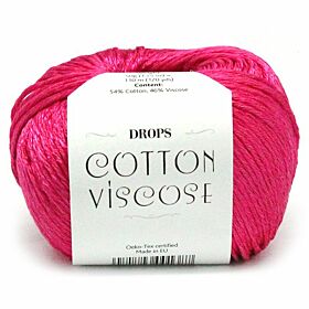DROPS Cotton Viscose Uni Colour - 08 pink - Katoen/Viscose Garen