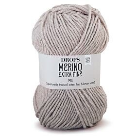 DROPS Merino Extra Fine Mix - 08 grijsbeige - Wol Garen 1