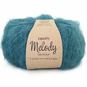 DROPS Melody Uni Colour - 08 petroleum - Alpaca Wol Garen