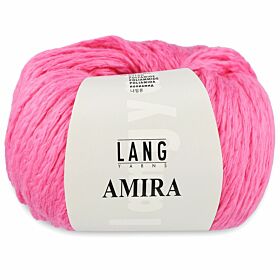 Lang Yarns Amira 85 felroze / pink - Katoen Garen