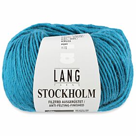 Lang Yarns Stockholm 88 petrolblauw - Wol/Acryl Garen