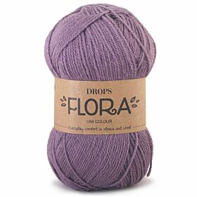Drops Flora Uni Colour - 09 amethist - Wol Garen