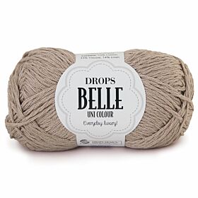 DROPS Belle Uni Colour - 09 beige - Katoen Garen