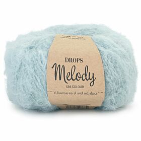 DROPS Melody Uni Colour - 09 licht zeegroen - Alpaca Wol Garen