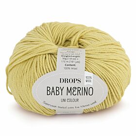 DROPS Baby Merino Uni Colour - 09 lime groen - Wol & Garen