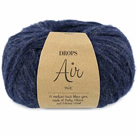DROPS Air Mix 09 marineblauw - Wol Garen