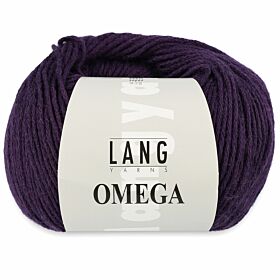 Lang Yarns Omega 90 donkerpaars - Acryl Garen