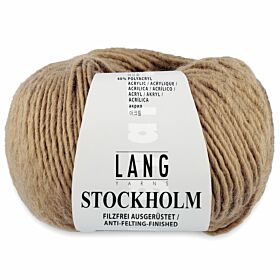 Lang Yarns Stockholm 96 lichtbruin - Wol/Acryl Garen