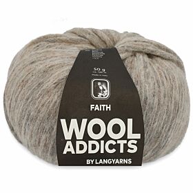 WoolAddicts Faith 96 taupe / zand - Wol Garen