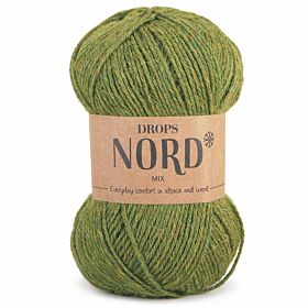 DROPS Nord Mix - 10 citroengras groen - Wol Garen
