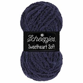 Scheepjes Sweetheart Soft 10 marineblauw - Polyester Garen