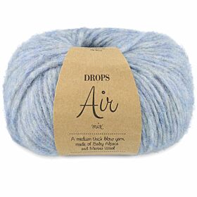 DROPS Air Mix 10 mist / fog / grijsblauw - Wol Garen