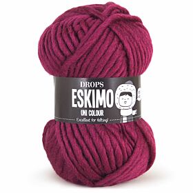 DROPS Snow / Eskimo Uni Colour 10 moerbeipaars / wijnrood - Wol Garen