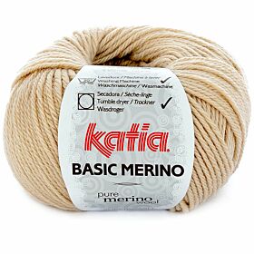 Katia Basic Merino 10 zand - Wol/Acryl Garen