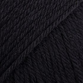 DROPS Fiesta Uni Colour - 10 zwart - Wol Garen 1
